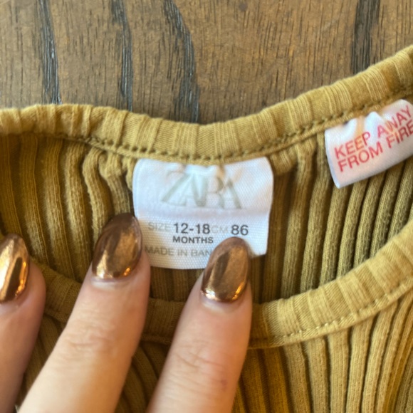 Zara Kids Ribbed Set - Picture 2 of 6